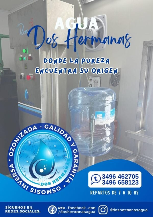 AGUA DE MESA "DOS HERMANAS"